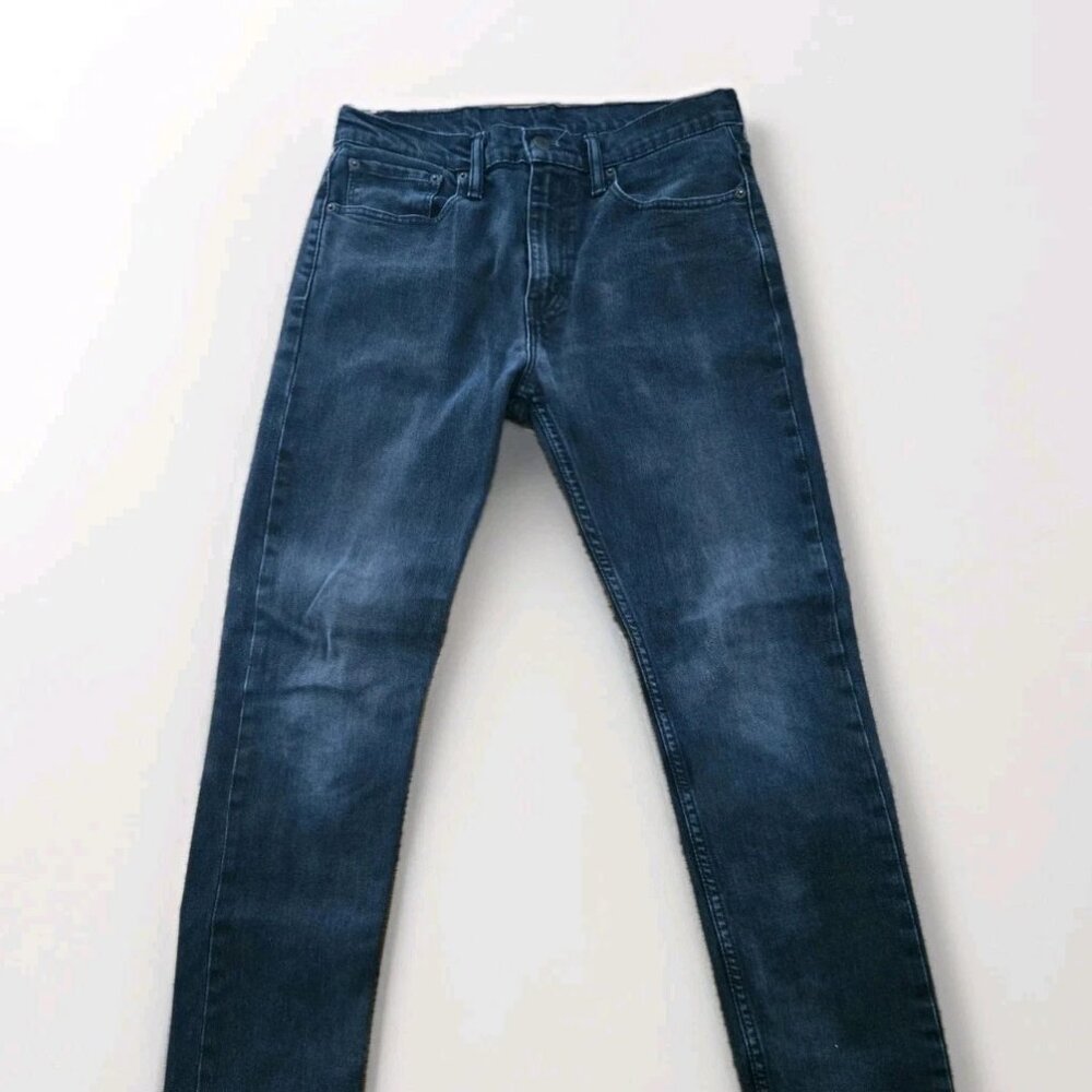 Levis 512 0027 Slim Taper Flex High Stretch Indigo Men's Jeans Black Tag 32 x 32